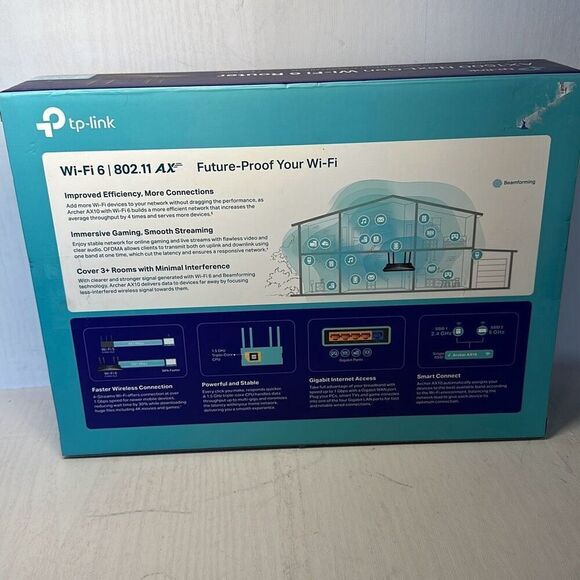 TP-LINK Archer AX10 Dual-Band Wi-Fi 6 Router AX1500 Next Gen - Picture 5 of 11